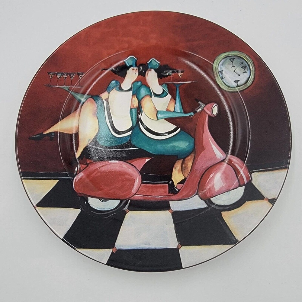 Martini Delivery Jennifer Garant Desert Salad 8.25" Plate Sakura Stoneware